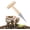 1Pcs, variant on Plant Hole Digger for Planting, Handheld Digger Garden Seed Planting Tool Bulb Planter Tool T Wooden Handl for Planting Tulip Daffodil Saffron Vegetable Seeds, Easy to Drill Holes