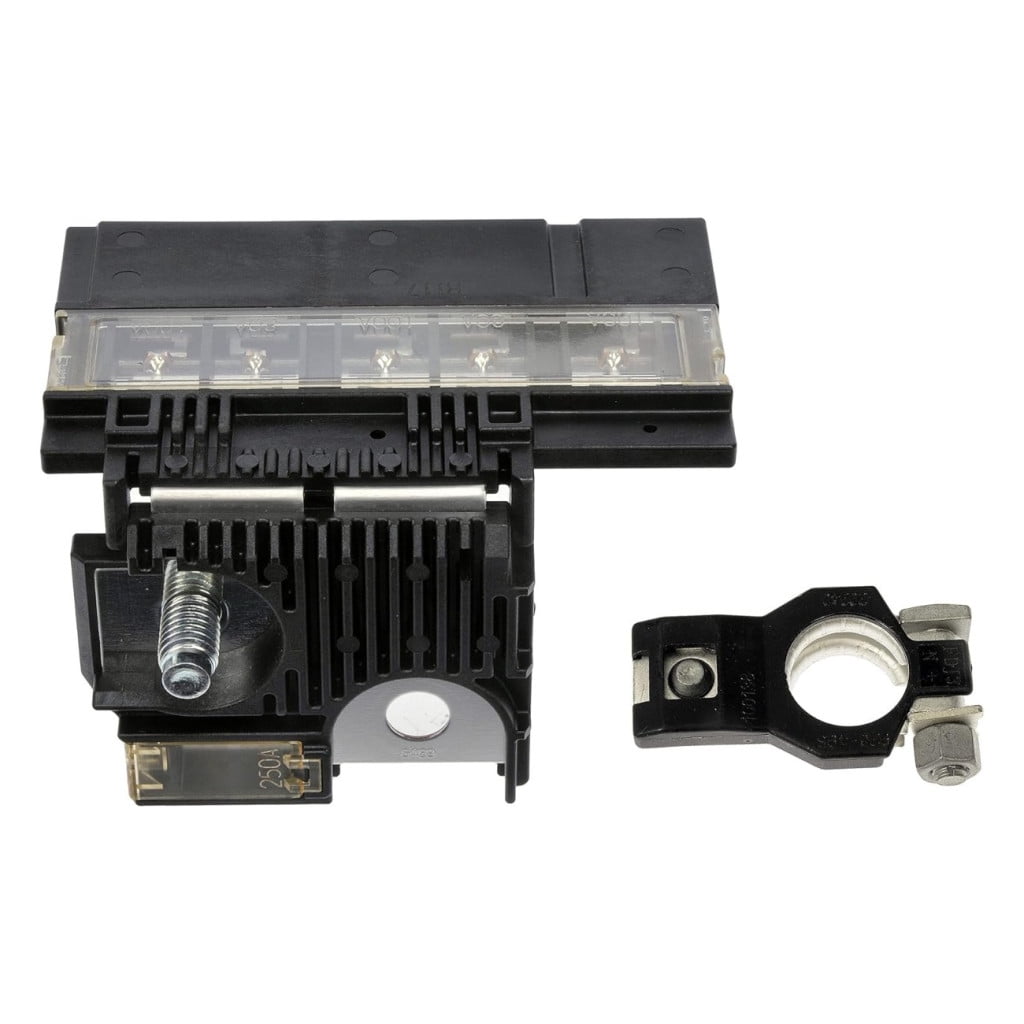 KarParts360 For Nissan Altima 2007-2018 Battery Fuse And Terminal Set | Metal Terminal | Black Color | Fusible Link Fuse Type | Plastic Housing Material | 12 VDC Voltage | Replacement For 24380-3JA1A