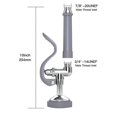 thumbnail image 3 of Sink Sprayer, Pre Rinse Sprayer for Commercial Kitchen Sink Faucets, 1.42 GPM Sprayer Valve Dish Sprayer Nozzle, 3 of 5