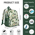 thumbnail image 6 of Green Tractors Pattern Backpack Backpack for School,Schoolbag with Adjustable Shoulder Straps & Padded Back,13.8"x11.4"x6", 6 of 6