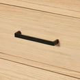 thumbnail image 5 of ARIEL 48'' Bathroom Vanity with Sink, American White Oak Solid Wood, 1.5 inch Edge Carrara White Quartz Countertop & Backsplash, 2 Soft Closing Doors, 9 Full Extension Dovetail Drawers, Matte Black, 5 of 8