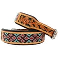 thumbnail image 2 of Small 13''- 17'' Dog Puppy Collar Genuine Cow Leather Padded Canine  60131, 2 of 2