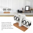 thumbnail image 5 of Automatic Flip Clock Retro Home Table Clock Single Foot Stainless Steel Quartz Movement Flip Clock S, 5 of 5