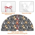 thumbnail image 4 of Yiaed Bulldog Print Print Christmas Tree Skirt , Tree SkirtsTree Mat for Christmas Winter Holiday Indoor Decorations-48", 4 of 7