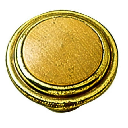 - BWP706 OAK Belwith Keeler Woodland 1.25 in. Cabinet Knob, Hand Polished Brass