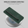 thumbnail image 6 of Compatible with Samsung Galaxy Z Fold 5 Case with Screen Protector,Hinge Protection 2 Card Slots Detachable S Pen Holder Anti-Scratches Shockproof Wallet Case for Samsung Galaxy Z Fold 5 Green, 6 of 14