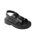 thumbnail image 4 of Sandalia Tropicana Para Niña Ajuste Contactel Color Negro negro 20, 4 of 6