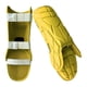 thumbnail image 1 of Guardias de piernas de bateador de béisbol Equipo de adultos Guardias de piernas de softbol compacta Amarillo, 1 of 8