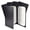 8.5x14", variant on WeChef 5 pack 8.5"x11" Restaurant Menu Book Covers Trifold 3 View PU Leather w/ Angled Corner Wine List Bar