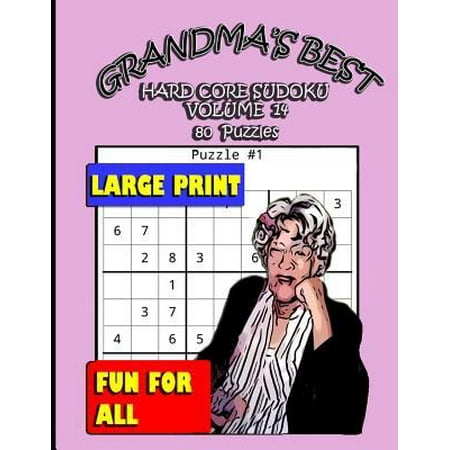 Grandma's Best Hard Core Sudoku: Volume 14 (Best Sudoku Game For Android)