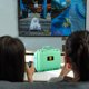 thumbnail image 3 of Maleta de consola de juegos a prueba de explosiones para NS Switch/Switch OLED (azul verde) WDOplteas Para estrenar, 3 of 5