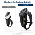 thumbnail image 2 of HLONK Controller Grips Cover Fit for Meta/Oculus Quest 3 Accessories with Battery Opening Cover  Knuckle Straps, 2 of 7