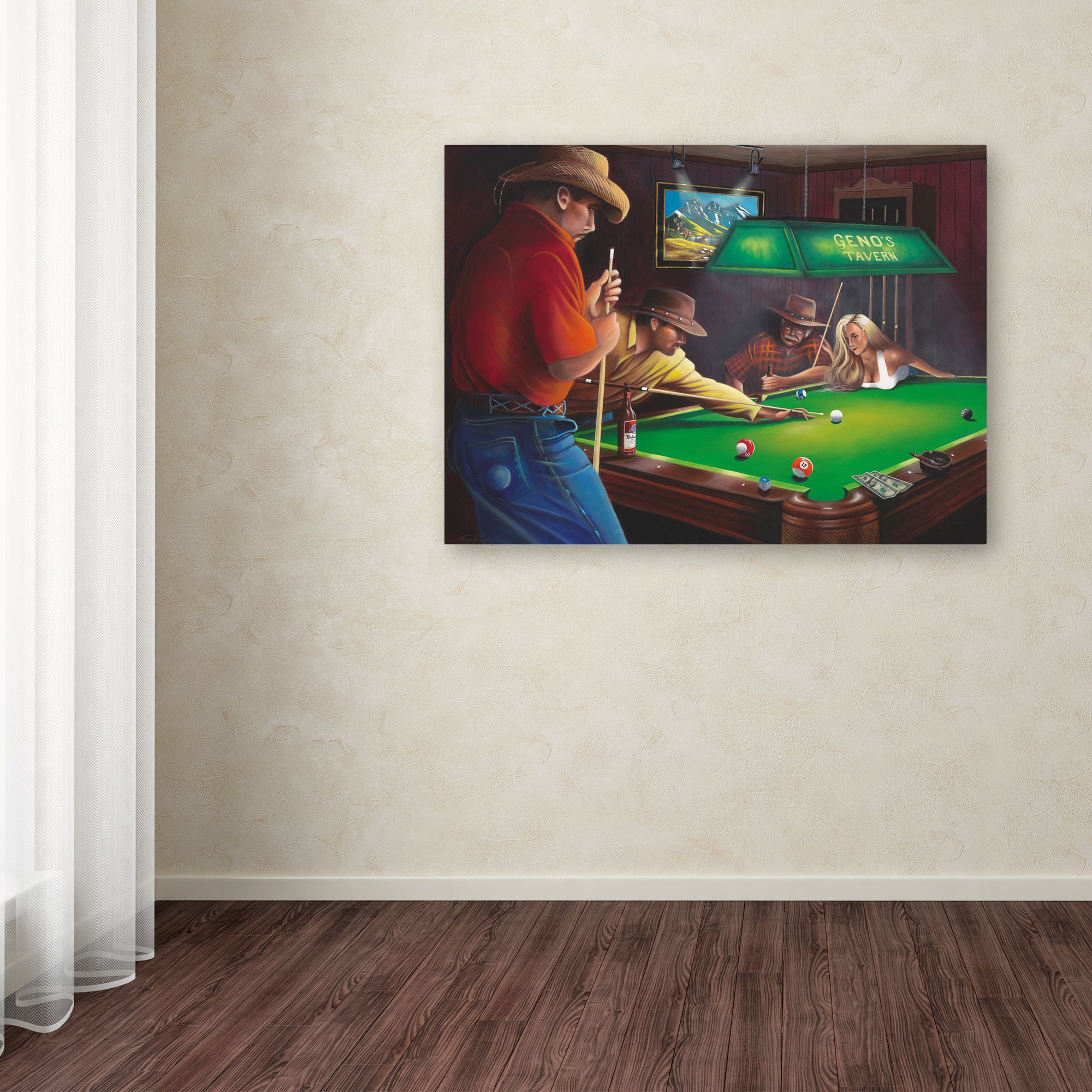 Trademark Fine Art 'The Shot' Canvas Art by Geno Peoples