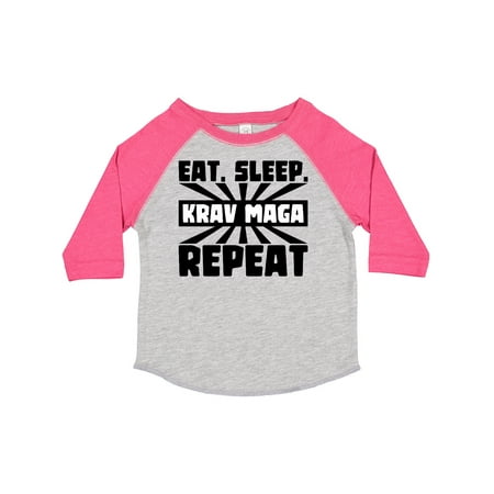 

Inktastic Eat Sleep Krav Maga Repeat Gift Toddler Boy or Toddler Girl T-Shirt