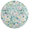 thumbnail image 3 of Floral Colorful Flower Round Rugs -Washable Non-Slip Small Round Area Rug Throw Soft Circle Rugs for Bedroom, Modern Print Indoor Carpet for Entryway Sofa Living Room, 3 of 6