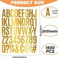 thumbnail image 5 of Large Letter Sticker Adhesive Sticker for Scrapbooking Card Making Crafting, 5 of 20