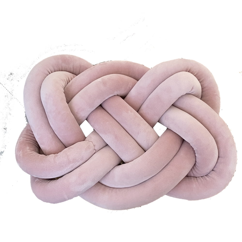 Knot Pillow Plush Throw Knot Ball Pillow Decorative Soft Sofa Knot