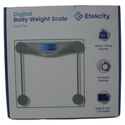Etekcity Scale for Weight, 400lb Capacity Bathroom Scale with LCD Display, Silver, EB4074C