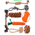 thumbnail image 1 of 5pcs Random Type Durable Tough Interactive Cotton Pet Puppy Toys For Small And Medium Dog Supplies, 1 of 5