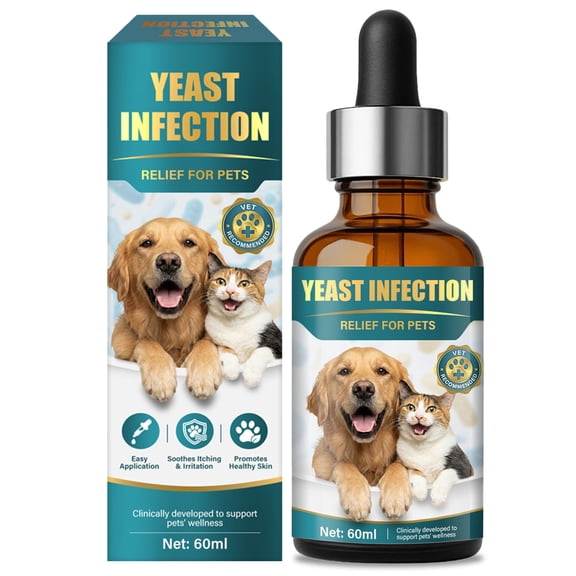 Yeast Infection Treatment For Dogs, Yeast Infection Drops For Dogs, 2 oz