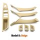 thumbnail image 1 of Cubierta de manija de puerta interior de coche, color beige y negro, de carbono, para BMW Serie 5 F10 F11 F18 2009-2017, volante a la izquierda, s202412246378, 1 of 5