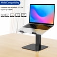 thumbnail image 3 of Soporte para portátil BESIGN LSX6N ergonómico ajustable negro, 3 of 9