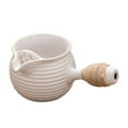 thumbnail image 3 of Tetera de cerámica para té, con mango envuelto en cuerda, infusor de té para senderismo, casa de té, regalo para amantes del té, hotel doméstico, perfecl Tetera, 3 of 8