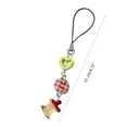 thumbnail image 5 of Gieenan Unique Fruit Core Keychain Cute Apples Core Keyring Cute Phone Charm Keychain, 5 of 7
