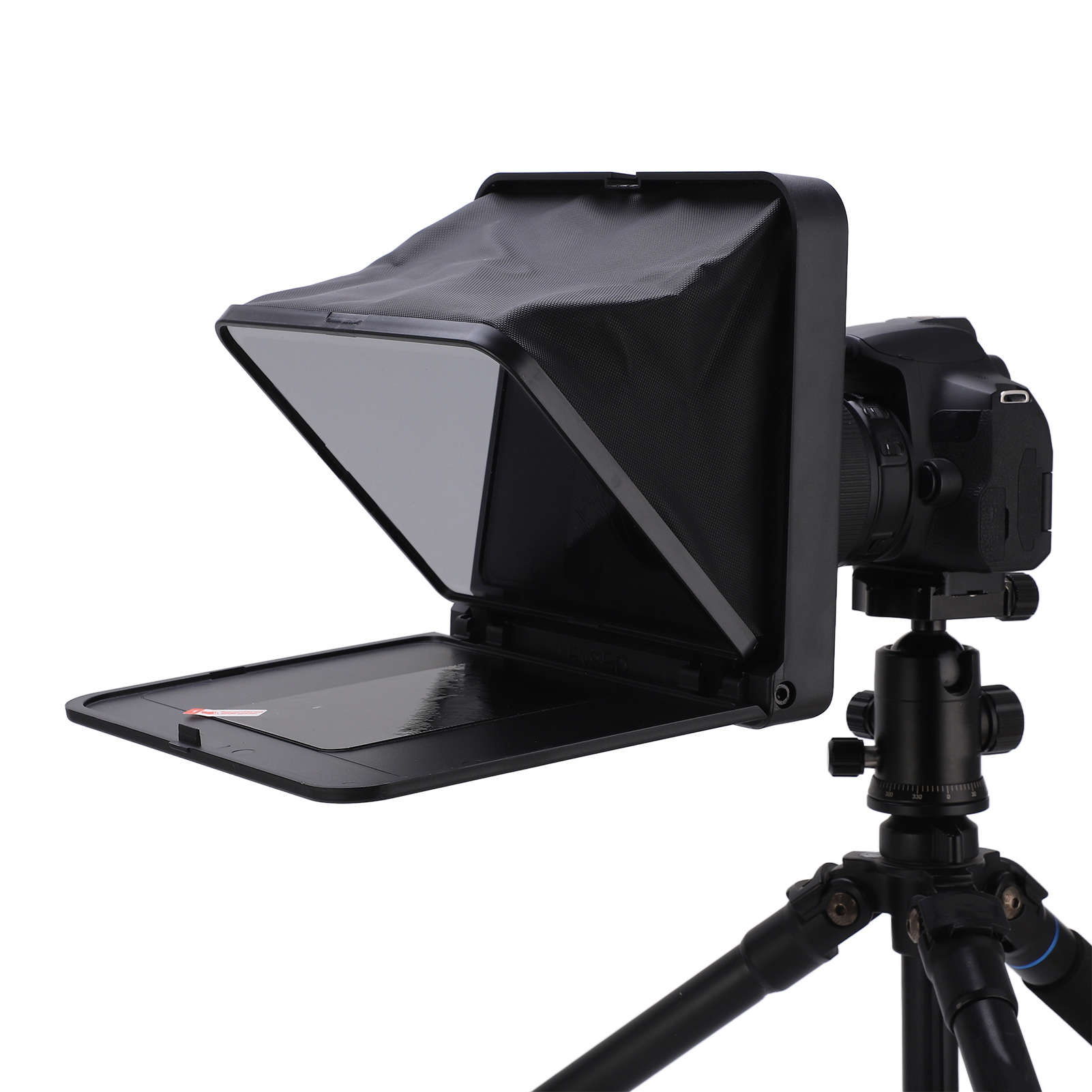YLSHRF Portable Teleprompter,LENSGO TC7 Foldable Portable Teleprompter