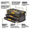 thumbnail image 2 of Organizador de herramientas y cajón de almacenamiento DEWALT TOUGHSYSTEM 2.0, 2 of 5