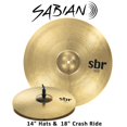 thumbnail image 2 of Sabian SBR Cymbal Pack - 14"/18", 2 of 5
