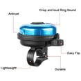 thumbnail image 7 of Classic Bike Bell, Aluminum Bicycle Bell, Loud Crisp Clear Sound Bicycle Bike Bell for Adults Kids,Black,1pcs-Blue&39.3inch/248cm, 7 of 7