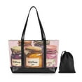 thumbnail image 7 of FORMRS Canvas Laptop Tote Bag for Women with 15.6" Computer Compartments Shoulder Handbag, Watercolor Jam, 7 of 7
