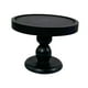 thumbnail image 3 of Portavelas para platos,Candelabro Candelabro Plato de Vela Bandeja de Vela,Candelabro de pilar negro con placa redonda de madera,Bandeja para velas de pilar decorativa pequeña,Bandeja de, 3 of 9