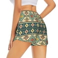 thumbnail image 3 of Sigee Traditional Tribal Aztec1 for Women's Athletic Shorts High Waisted Running Shorts Pocket Sporty Short Gym Elastic Workout ShortsMedium, 3 of 9