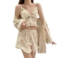 thumbnail image 1 of Ensemble de 3 Pyjamas pour Femmes Ensembles Pyjamas et Shorts Pyjamas Tenues de Détente, 1 of 5