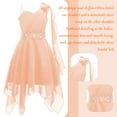 thumbnail image 6 of YONGHS Kids Flower Girls One Shoulder Dress Wedding Evening Dresses, 6 of 6