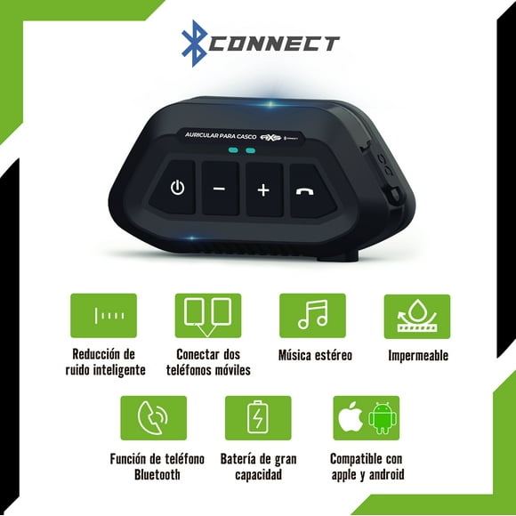 Auricular Bluetooth AXS con Conectividad y Cancelación de ruido