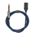 thumbnail image 2 of Cable De Audio De 6,35 Mm A 2 X 3,5 Mm, Mejora La Transmisión De Señal Cable Adaptador Resistente Resistente A La Corrosión Para Enchufes De 6,35 Mm Para Equipos De Audio, 2 of 7