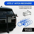 thumbnail image 2 of Ozark Trail 4-Bicycle Hitch Mounted Steel Bike Rack, Carry up to 132lbs,Foldable Design, 2 of 7