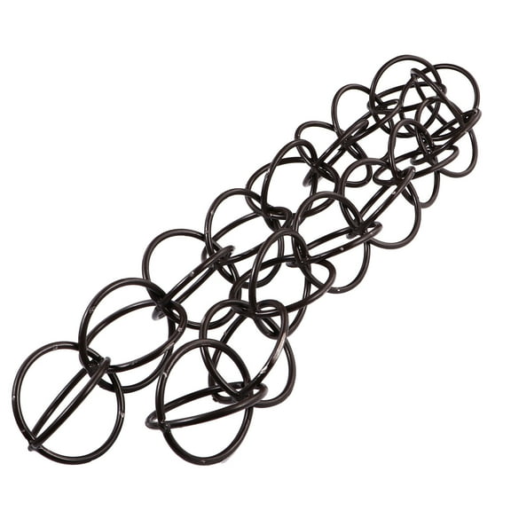 HEMOTON Chain for Gutter Downspout Outdoor Decorative Black Rain Chain 1M with Elegant Design
