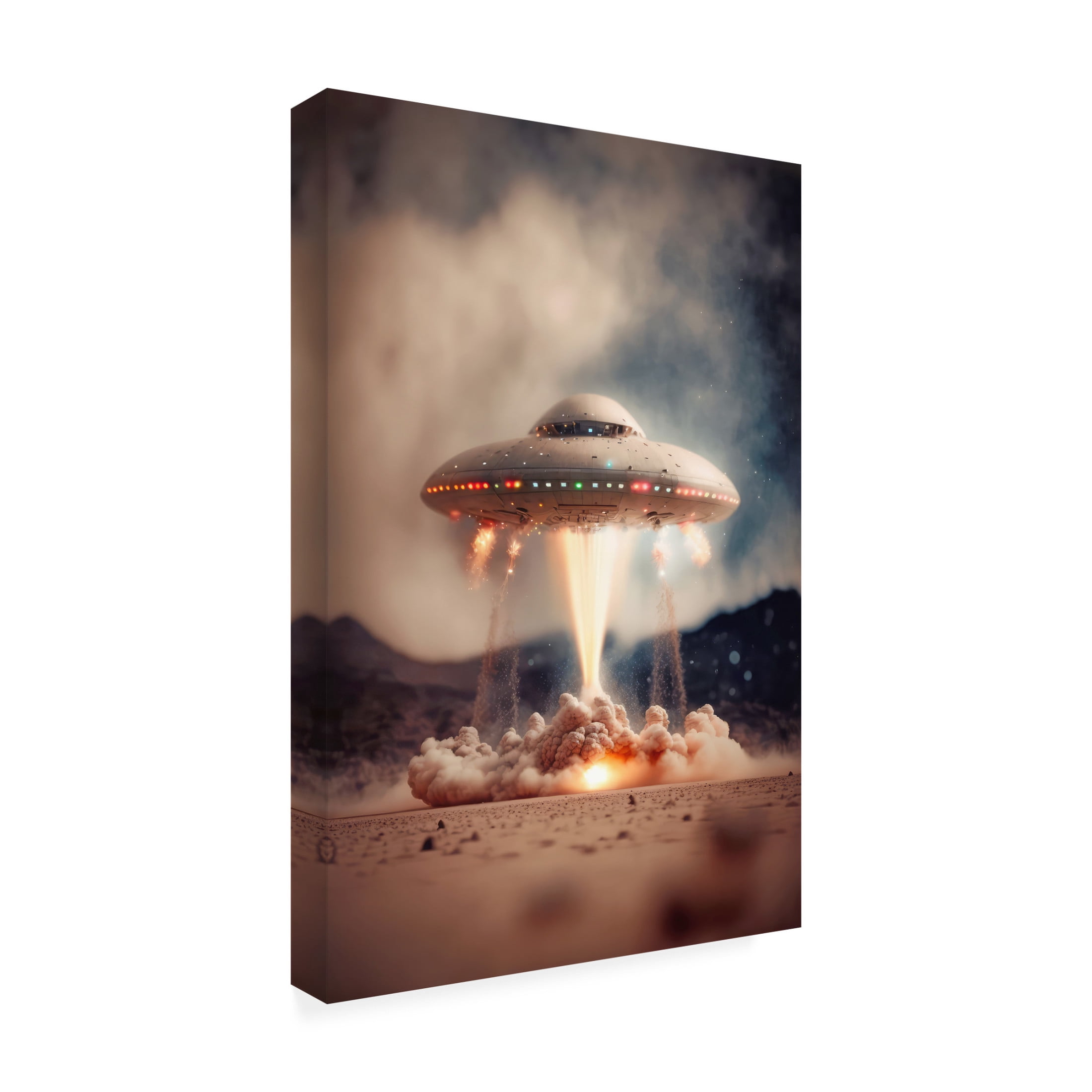 Trademark Fine Art Treechild Planet 73 A Canvas Wall Art