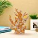 thumbnail image 4 of Escultura Etlemonde con decoración naranja de resina de arrecife de coral, 4 of 7