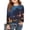 #A04-Dark Blue, variant on Girls Halloween Shirts 5t Spooky Pumpkin Face Graphic Shirts for Kids Girls Crewneck Long Sleeve T-Shirts for Kid Girls Fall Funny Scary Tee Top Girls,6-7 Years