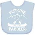 thumbnail image 3 of Inktastic Canoe Future Paddler Boys or Girls Baby Bib, 3 of 4