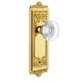 thumbnail image 7 of Grandeur Winbor_Prv_234 Windsor Solid Brass Rose Privacy Door Knob Set - Brass, 7 of 7