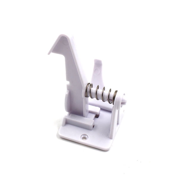 pitrice Child Safety Spring Lock Household Proofing Drawer Cabinet Locks Cupboard Door Stopper Security Invisible Latch As shown 1Set