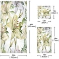 thumbnail image 3 of Fresh Lily Flowers Towels 3 Pack Bath Towels for Bathroom Set Soft Cotton Highly Absorbent Lightweight & Quickdry Towel Set 1 Bath Towel,1 Hand Towel,1 Washclothe Wash cloth, 3 of 6