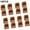 Brown, variant on Mduoduo 18 inch Vintage Table Cloth Hand Crochet Lace Cotton Placemat Table Cover Heat Insulation Pads