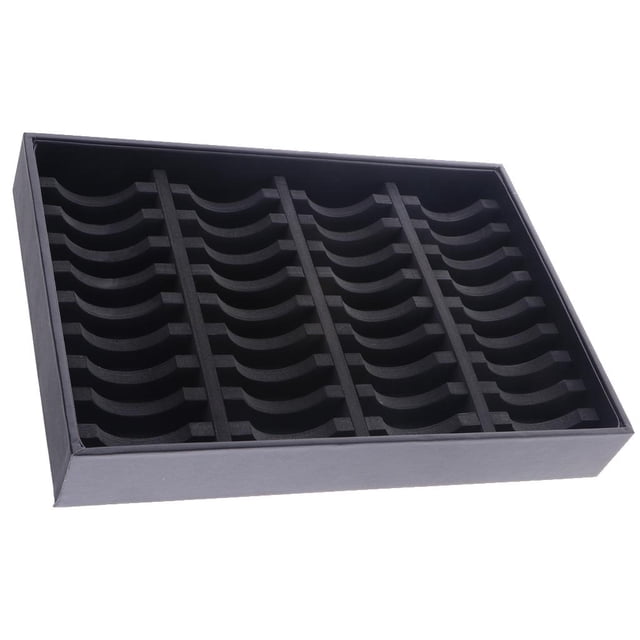 40 Slot rge PU Leather Insert para Exhibición de Brazalete de de Joyería , Individual , 35x24x5cm Sunnimix Vitrina de joyería de pulsera